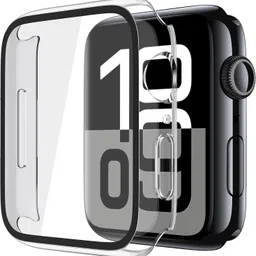 KAZUKI Screen Guard for 44mm Apple Watch Series SE 2 / 6 / SE / 5 / 4 44mm Hard PC Watch Case (Clear)-image-17
