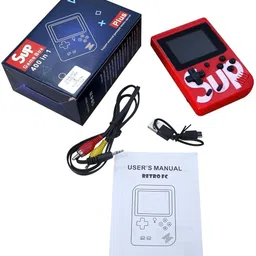 CHG Rechargeable Pocket Video Game for Kids SUP 400 in 1 Retro Game Box za7 4 GB with includes a variety of 400 classic retro games. image 2