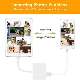 Etzin Transfer Connector OTG USB 3.0 to iPhone Adapter Lightning to USB Camera Adapter USB Adapter image 3