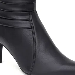 sherrif Women's Black Color Stilleto Heels Boots Boots For Women image 2