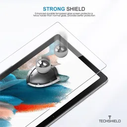 TECHSHIELD Tempered Glass Guard for Samsung Galaxy Tab A8 10.5 inch image 4