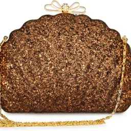 divastri Party Tan Clutch - Regular Size image 3