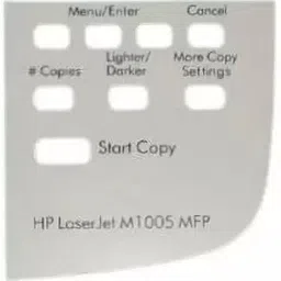 Technobits DISPLAY PANEL KEYPAD BUTTON & DISPLAY PANEL STICKER COMBO FOR HP MFP M1005 Grey Ink Toner image 2
