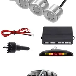 zplus Universal 4 Silver Reverse Parking Sensor With LED Display For Cars-121 Safety of Passengers/Car One Alarm Kit-1255 Parking Sensor-picture-23