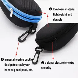 jaxz eyewear Women Black Pouch image 4