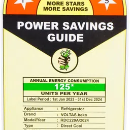 voltas beko 185 L Direct Cool Single Door 5 Star Refrigerator image 5