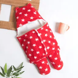 naman Printed Single Hooded Baby Blanket for AC Room-picture-10