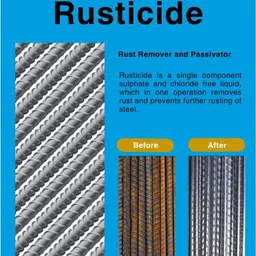 sunanda global Sunanda RUSTICIDE Rust Remover Chemical, Yellow 1L Rust Removal Solution image 3