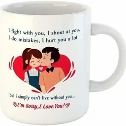 dk printing I'M SORRY, I LOVE YOU MUG FOR ANYONE LOVER Ceramic Coffee Mug-picture-27