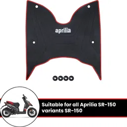 grandbiker Anti Skid Scooter Rubber Foot Mat/Floor Mat Aprilia Universal For Bike Two Wheeler Mat-picture-33