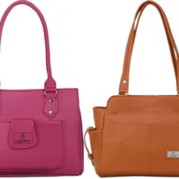 Women Maroon, Tan Shoulder Bag-image-48