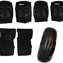 baaz Skating Protection Kit - Helmet + Elbow Guard + Knee Guard + Hand Guard Skating Kit-picture-23
