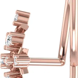 avsar Eshavi 18kt Diamond Rose Gold Nose Wire image 5