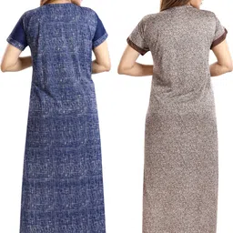 khoobs Pack of 2 Women Nighty image 2