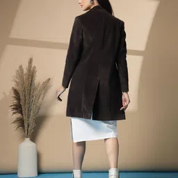 protex Tweed Solid Coat For Women image 2