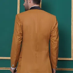 favoroski Men Solid Single Breasted Formal, Wedding Blazer image 2