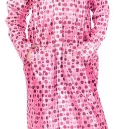 Polka Print Women Raincoat-image-19