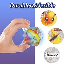 maxterz Pokemon Cards Foil Card Assorted Cards Series Cards Rare 55 Pcs image 5