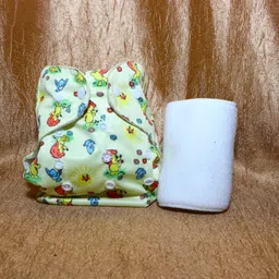 BABY Adjustable Fancy Print Reusable Cloth Diaper-image-12