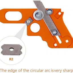 Adjustable Woodworking Hand Trimming Tool for Wood Edge Banding AASONS Woodworking Edge Trimmer with 10Pcs Blades Wood Cutter image 3