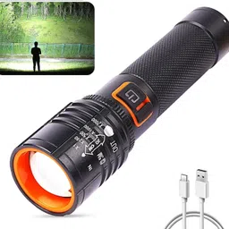 dazzel flex LED Flashlight Torch High Power 5 Modes Zoomable Waterproof Rechargeable Torch-picture-20