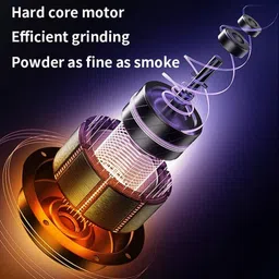 trexnt Electric Coffee Grinder-Blue 2 Cups Coffee Maker image 5