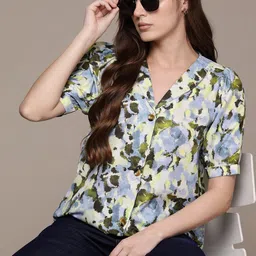 roadster Women Regular Fit Printed Casual Shirt-picture-13