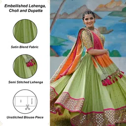 mert india Embellished Semi Stitched Lehenga Choli-picture-13