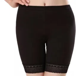 arsheen adore Solid Women Black Cycling Shorts-picture-26