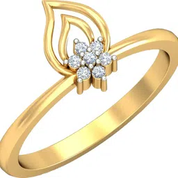 avsar AVR687YB 14kt Cubic Zirconia Yellow Gold ring-image-23