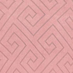 HOUSE OF QUIRK Universal Pink Self Design Jacquard 2 Seater Soft Touch Sofa Cover & Arms image 2