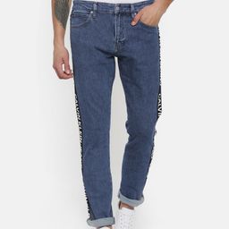 Calvin Klein Jeans Men Blue Slim Fit Mid-Rise Clean Look Stretchable Jeans-picture-10