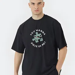 Stitchmeashirt Men Activchill Graphic Printed Round Neck Pure Cotton Relaxed Fit T-shirt-image-59