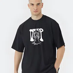 Stitchmeashirt Men Activchill Graphic Printed Round Neck Pure Cotton Relaxed Fit T-shirt-picture-46