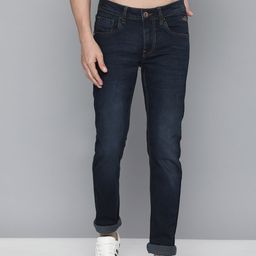 Flying Machine Men Navy Blue Jackson Skinny Fit Low-Rise Stretchable Jeans-picture-10