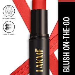 Lakme On The Go Facelift MultiSlayer Blush Stick 13 g - Cherry Bomb 1-picture-34