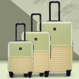 Nasher Miles Set Of 3 Istanbul Colourblocked Number Lock Hard-Sided Trolley Bag- 55cm ,65cm & 75cm-picture-22