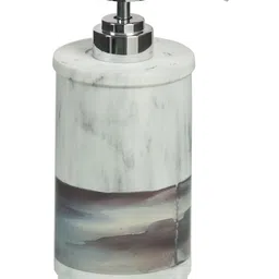 OBSESSIONS White & Grey Abstract Print Soap & Lotion Dispenser-image-34