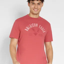 AMERICAN EAGLE OUTFITTERS Typography Printed Round Neck Short Sleeves Cotton T-shirt-picture-27