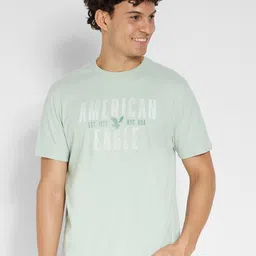 AMERICAN EAGLE OUTFITTERS Typography Printed Round Neck Short Sleeves T-shirt-picture-36