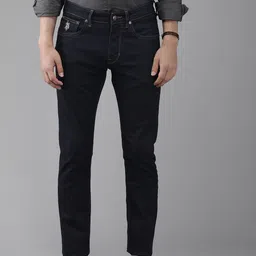 u.s. polo assn. denim co. U S Polo Assn Denim Co Men Blue Brandon Slim Tapered Fit Stretchable Jeans-picture-37