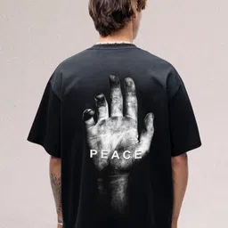 PRONK Men Graphic Printed Round Neck Cotton Oversized T-shirt-picture-28