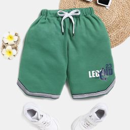 Here&Now X Game Begins Boys Typography Printed Pure Cotton Sports Shorts-picture-0