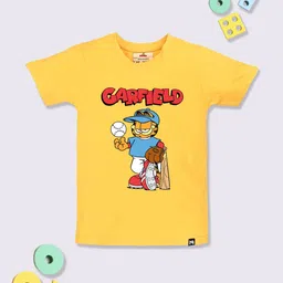 YK X Minute Mirth Boys Garfield Printed T-shirt-picture-17