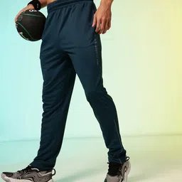 HRX By Hrithik Roshan Men Typography Printed Running Rapid-Dry Track Pants-picture-0
