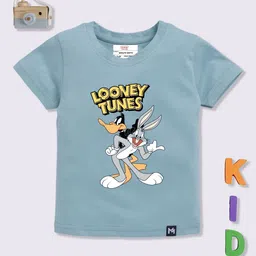 YK X Minute Mirth Boys Bugs Bunny Printed Pure Cotton T-shirt-picture-54