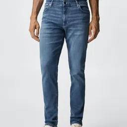 MANGO MAN Men Blue Light Fade Slim fit Ultra Soft Touch Patrick jeans-picture-8