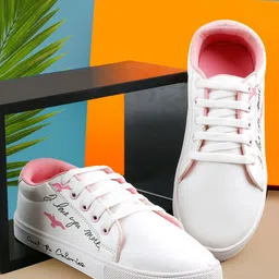 sneakers villa Women Round Toe Comfort Insole Canvas Sneakers-image-17