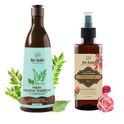Nat Habit Rosemary Conditioning Methi Jal 200ml & Rosemary Fresh Navdha Shampoo 250ml-picture-49