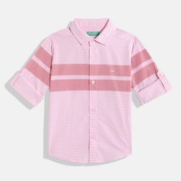 United Colors of Benetton Kids Boys Striped Pure Cotton Shirt-picture-28